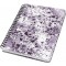 SIGEL JN606 Carnet de notes a  spirale basic, 16,2 x 21,5 cm, pointille, couverture rigide, motif marbre violet/blanc