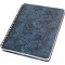 SIGEL JN602 Carnet de notes a spirale basic, 16,2 x 21,5 cm, pointille, couverture rigide, motif jungle, bleu - Joli