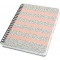 SIGEL JN600 Carnet de notes a spirale basic, 16,2 x 21,5 cm, pointille, couverture rigide, motif petits pois, rose/n