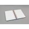 SIGEL JN600 Carnet de notes a spirale basic, 16,2 x 21,5 cm, pointille, couverture rigide, motif petits pois, rose/n