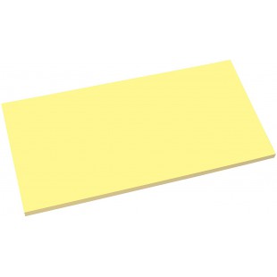 SIGEL MU133 Notes electrostatiques, adherent par l'electricite statique, sans colle, 20 x 10 cm, 100 feuilles, jaune