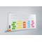 SIGEL MU133 Notes electrostatiques, adherent par l'electricite statique, sans colle, 20 x 10 cm, 100 feuilles, jaune