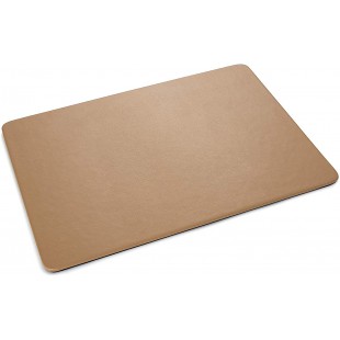 SIGEL SA403 Tapis de souris, couleur cognac, en similicuir de haute qualite, 27 x 0.6 x 20 cm