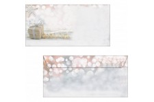 SIGEL DU135 Paquet de 50 Enveloppes dans les Tons 90 g Or/Argent