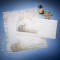 SIGEL DU135 Paquet de 50 Enveloppes dans les Tons 90 g Or/Argent