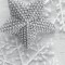 SIGEL DU248 Enveloppes motif etoiles et cristaux de Noel, argent, format DL (11 x 22 cm), 50 pieces