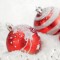 SIGEL DP247 Papier a  lettre de Noel, boules de Noel, 21 x 29,7 cm, 90g/m², rouge et blanc, 100 feuilles