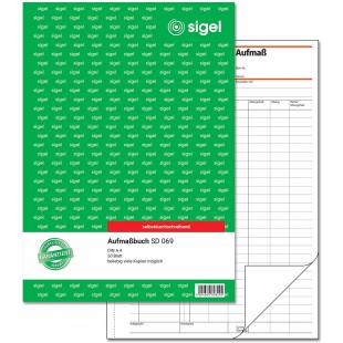 Lot de 5 : Sigel A4 avec papier bleu Autocopiant vert - 50 feuilles