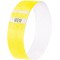 SIGEL EB218 120 Bracelets d'identification et de controle personnalisables - 25,5 x 2,5 cm - jaune phosphorescent