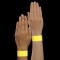 SIGEL EB218 120 Bracelets d'identification et de controle personnalisables - 25,5 x 2,5 cm - jaune phosphorescent