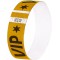 SIGEL EB217 120 Bracelets d'identification et de controle "VIP" - 25,5 x 2,5 cm - dore