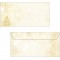 SIGEL DU083 Enveloppes motif arbre de Noel or, format DL (11 x 22 cm), 50 pieces