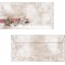 SIGEL DU049 Enveloppes motif etoiles de Noel marron, format DL (11 x 22 cm), 25 pieces