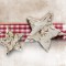 SIGEL DU049 Enveloppes motif etoiles de Noel marron, format DL (11 x 22 cm), 25 pieces