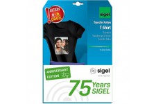 SIGEL T1157 Film de transfert T-Shirt fonce "Hot Deal", A4, 6 feuilles + 6 freuilles gratuit