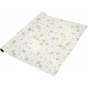 SIGEL GP115 Papier cadeau de Noel, 2 m x 70 cm, blanc