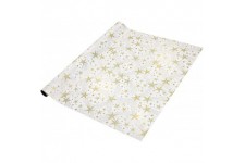 SIGEL GP115 Papier cadeau de Noel, 2 m x 70 cm, blanc