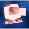 SIGEL DU033 Enveloppes motif village de Noel rouge, format DL (11 x 22 cm), 50 pieces