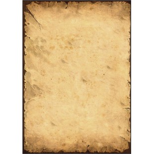 SIGEL DP240 Papier a  lettres, 21 x 29,7 cm, 90g/m², vieux parchemin, beige et marron, 50 feuilles