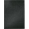 SIGEL SM110 Protege-menus a cordon elastique, 24 x 34 x 1,2 cm, similicuir aspect lin, noir