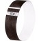 SIGEL EB215 120 Bracelets d'identification et de controle personnalisables - 25,5 x 2,5 cm - noir