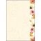 SIGEL DP788 Papier a  lettres, 21 x 29,7 cm, 90g/m², fleurs du printemps colorees, 50 feuilles,