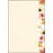 SIGEL DP788 Papier a  lettres, 21 x 29,7 cm, 90g/m², fleurs du printemps colorees, 50 feuilles,