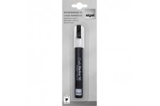 SIGEL GL181 Marqueur a  craie liquide 50, effacable, pointe biseautee largeur 1-5 mm, blanc