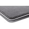 SIGEL SA105 Tapis de souris Eyestyle, cuir synthetique, noir/blanc