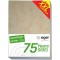 SIGEL T1081 Papier a  lettre, 21 x 29,7 cm, 90g/m², marbre beige, 250 feuilles