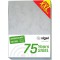 SIGEL T1080 Papier a  lettre, 21 x 29,7 cm, 90g/m², marbre gris clair, 250 feuilles