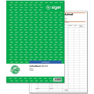 SIGEL AM415 Carnet de 50 feuilles de papier bleu Format A4