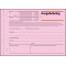 Sigel AG615 Lot de 50 feuilles de recus Format A6 Rose