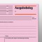 Sigel AG615 Lot de 50 feuilles de recus Format A6 Rose