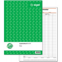 Sigel in415 livre Inventaire, A4, 50 feuilles