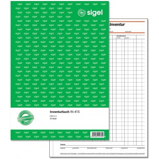 Sigel in415 livre Inventaire, A4, 50 feuilles