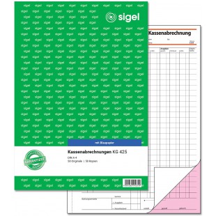 SIGEL KG425 Comptage de caisse A4 2 x 50 feuilles