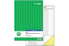 Sigel KG429 Livre de caisse electronique, Steuerschiene 300, A4, 2 x 50 feuilles 1 Stuck