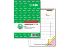 Sigel formulaires - Contenu de billets de A6 Triple 1 Stuck