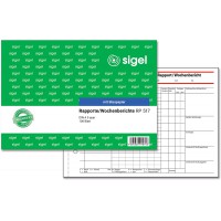 Sigel rp517 Rapport/semaine Rapport, A5, 100 Feuilles Avec papier carbone, 100 feuilles 1 Stuck Couleur