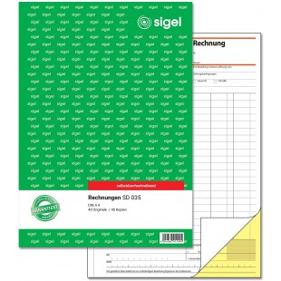 Sigel Formulare - factures A4 1 piece 1 Stuck