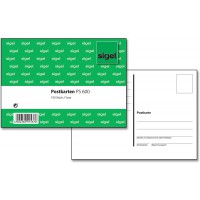 Sigel PS600 Lot de 100 cartes postales A6 (Langue allemande) (Import Allemagne)