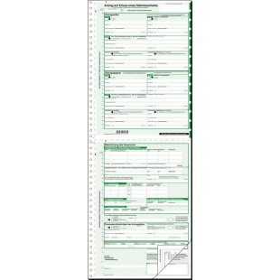 Lot de 25 : Sigel ma441mahn Bescheid pour maschinelle Traitement-A4, 2x 2feuilles