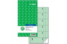 sigel Bonbucher 360 Abrisse, mit Kellner - 5 1 Nr. Bonbuch Kellner 1 2 BL h.grun 60 x 105 x 200 mm