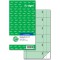 Carnet de bons Sigel BO071, 360 bons a  detacher, vert clair, 10,5 x 20 cm, 2 x 60 feuilles vert clair