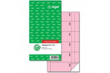 Carnet de bons Sigel - 360 bons a detacher - Autocopiant rosa