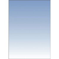 SIGEL DP344 Papier a  lettres, 21 x 29,7 cm, 90g/m², degrade de bleu, 100 feuilles