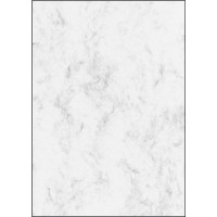 SIGEL DP371 Papier a  lettres, 21 x 29,7 cm, 90g/m², marbre gris clair, 100 feuilles