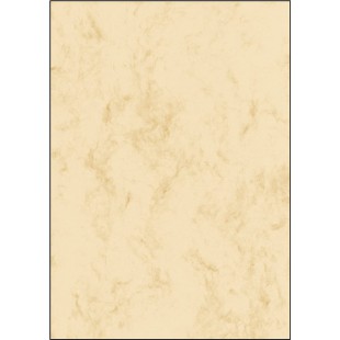 SIGEL DP372 Papier a  lettres, 21 x 29,7 cm, 90g/m², marbre beige clair, 100 feuilles