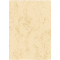 SIGEL DP397 Papier a  lettres, 21 x 29,7 cm, 200g/m², marbre beige clair, 50 feuilles